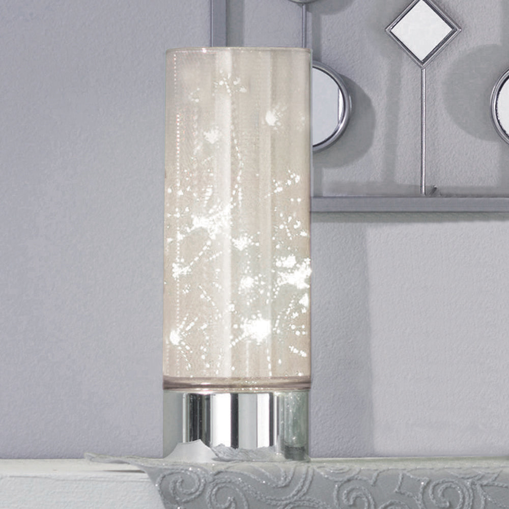 Sparkle Glass™ LED Cylinder Accent  Light
