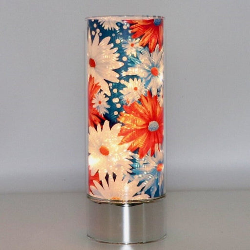 Signature HomeStyles Cylinder Inserts Americana Daisies Insert for use with Sparkle Glass® Accent Light