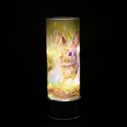 Signature HomeStyles Cylinder Inserts Baby Bunny in Grass Insert for use with Sparkle Glass™ Accent Light