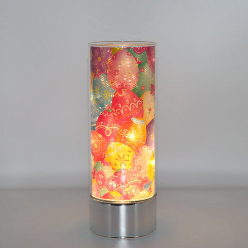Signature HomeStyles Cylinder Inserts Decorated Easter Eggs Insert for use with Sparkle Glass™ Accent Light