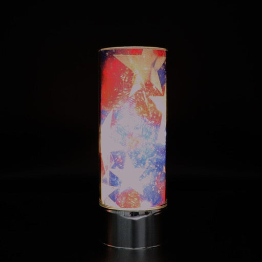 Signature HomeStyles Cylinder Inserts Red White & Blue Insert for use with Sparkle Glass® Accent Light