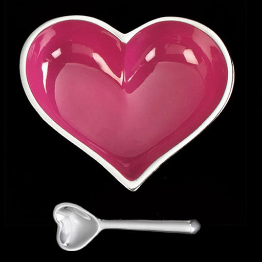 Signature HomeStyles decorative accents Happy Hot Pink Heart with Heart Spoon