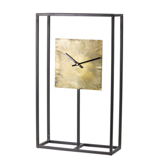 Signature HomeStyles Decorative Accents Modern Copper Clock on Metal Stand