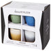 Signature HomeStyles Drinkware Mineral Espresso Cups & Saucers 4pc Set