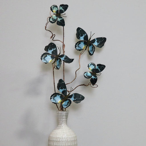 Signature HomeStyles Floral Picks & Stems Blue Butterfly Stem