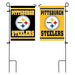 Signature HomeStyles Garden Flags Pittsburgh Steelers NFL Embossed Suede Flag