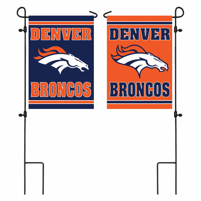 Signature HomeStyles Garden Flags Denver Broncos NFL Embossed Suede Flag