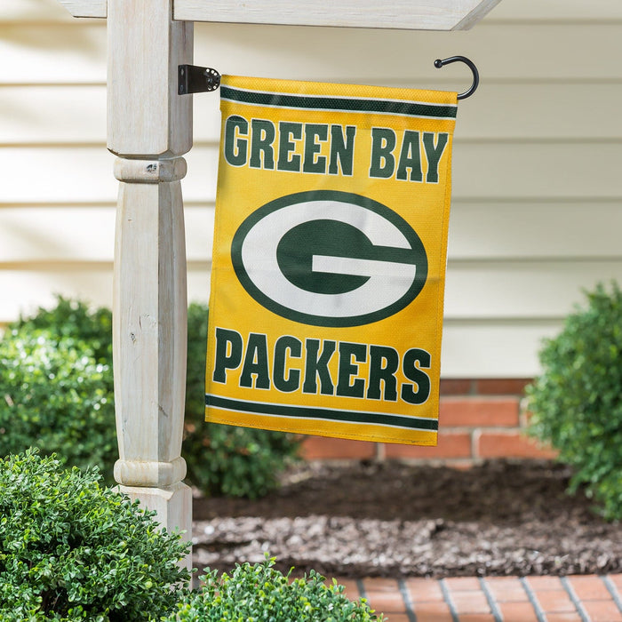 Signature HomeStyles Garden Flags Green Bay Packers NFL Embossed Suede Flag