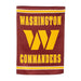 Signature HomeStyles Garden Flags Washington Commanders NFL Embossed Suede Flag