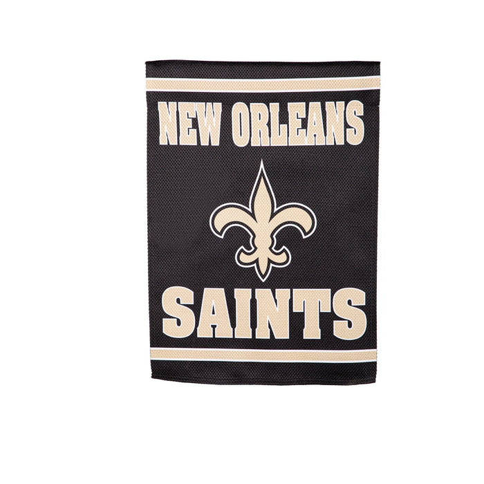 Signature HomeStyles Garden Flags New Orleans Saints NFL Embossed Suede Flag