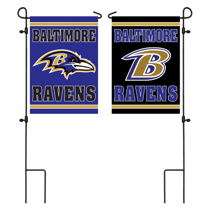 Signature HomeStyles Garden Flags Baltimore Ravens NFL Embossed Suede Flag