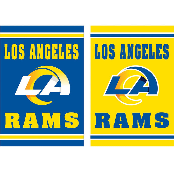 Signature HomeStyles Garden Flags Los Angeles Rams NFL Embossed Suede Flag