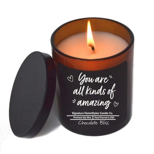 Signature HomeStyles Candle Co. Jar Candle All Kinds of Amazing Chocolate Bliss Soy Candle