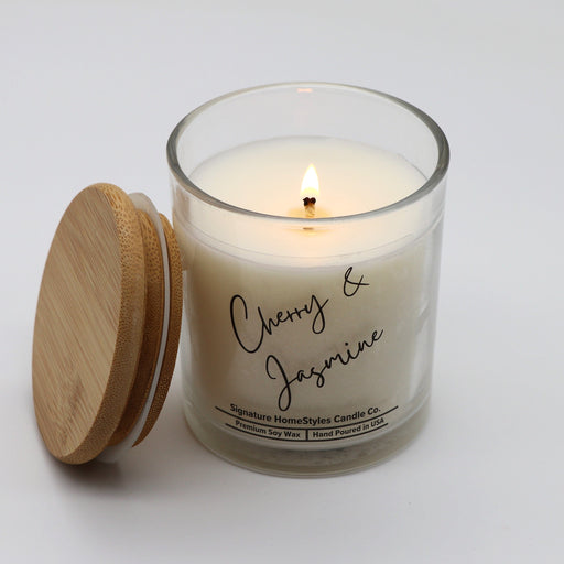 Signature HomeStyles Candle Co. Jar Candle Cherry & Jasmine Soy Candle