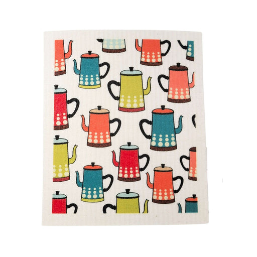 Signature HomeStyles Kitchen Accessories Tea Pot Patterned Swedish Dishcloth
