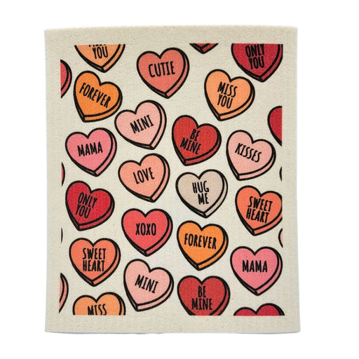 Signature HomeStyles Kitchen Accessories Valentines Hearts Swedish Dishcloth