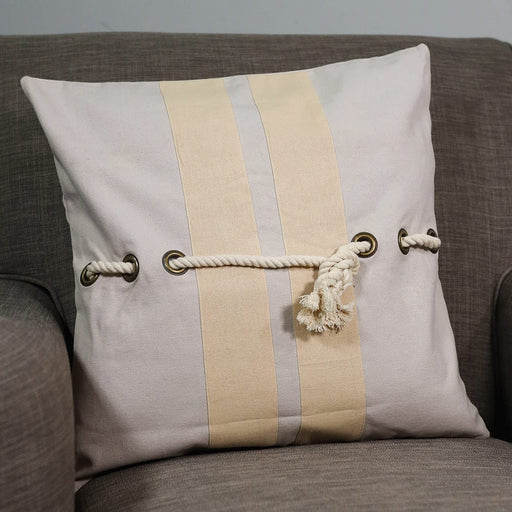 Signature HomeStyles Pillow Covers Cream Nautical 18" Pillow Cover