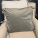 Signature HomeStyles Pillow Covers Gray Side Ties 18" Pillow Cover