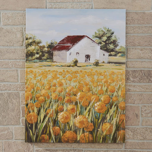 Signature HomeStyles Prints Fall Fields of Flowers Canvas Print