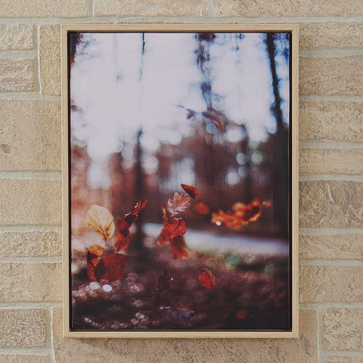 Signature HomeStyles Prints Floating Leaves Framed Canvas Print