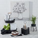 Signature HomeStyles Serveware Black Metal Grand Two-Tier Stand