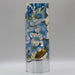 Signature HomeStyles Sparkle Glass Light & Insert Blue & White Flowers Insert and Sparkle Glass™ Accent Light