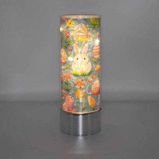 Signature HomeStyles Sparkle Glass Light & Insert Eggs Flowers & Bunny Insert and Sparkle Glass™ Accent Light