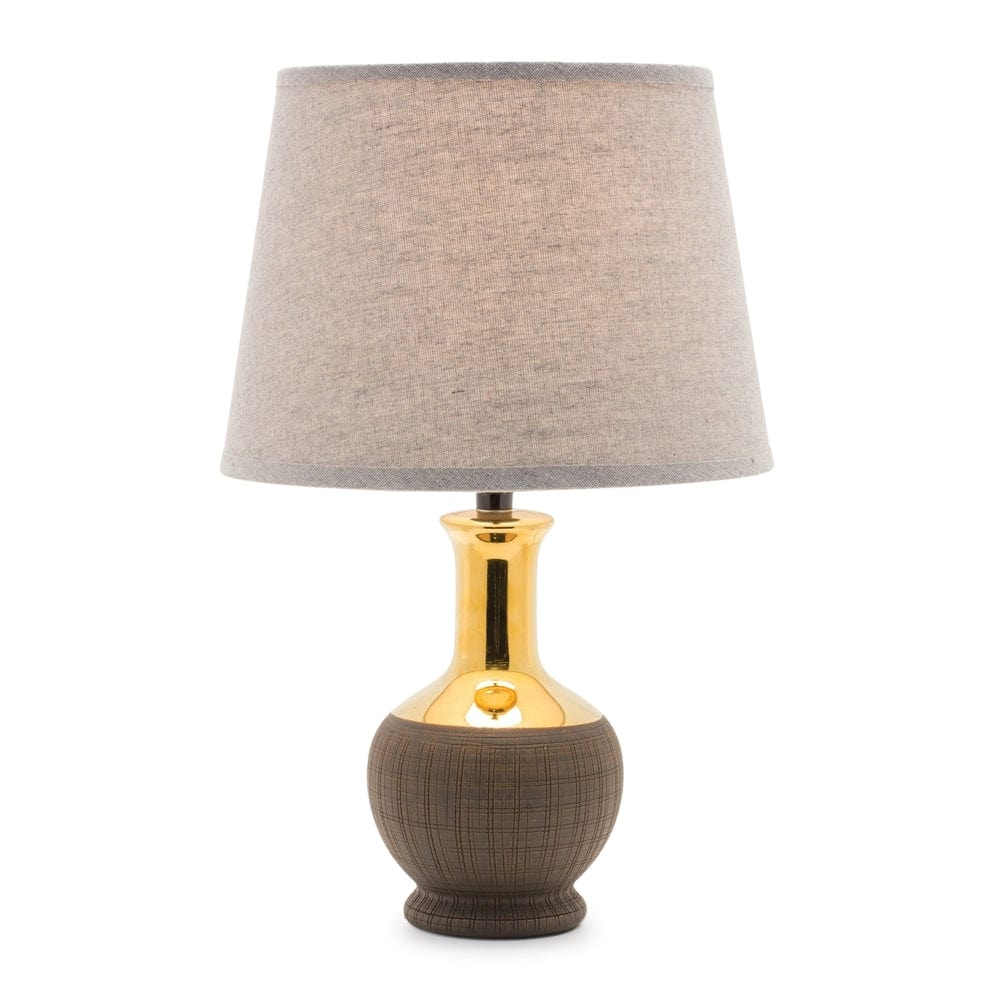 Signature HomeStyles Table Lamp 17"H Two Tone Ceramic Table Lamp