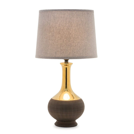 Signature HomeStyles Table Lamp 22"H Two Tone Ceramic Table Lamp