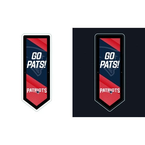 Signature HomeStyles Wall Accents New England Patriots NFL LED Wall Pennant