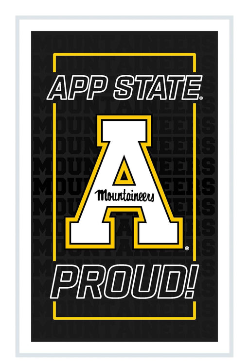 Signature HomeStyles Wall Signs Appalachian State NCAA Neolite LED Rectangle Wall Sign