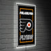 Signature HomeStyles Wall Signs Philadelphia Flyers NHL Neo Lite Rectangle Wall Sign