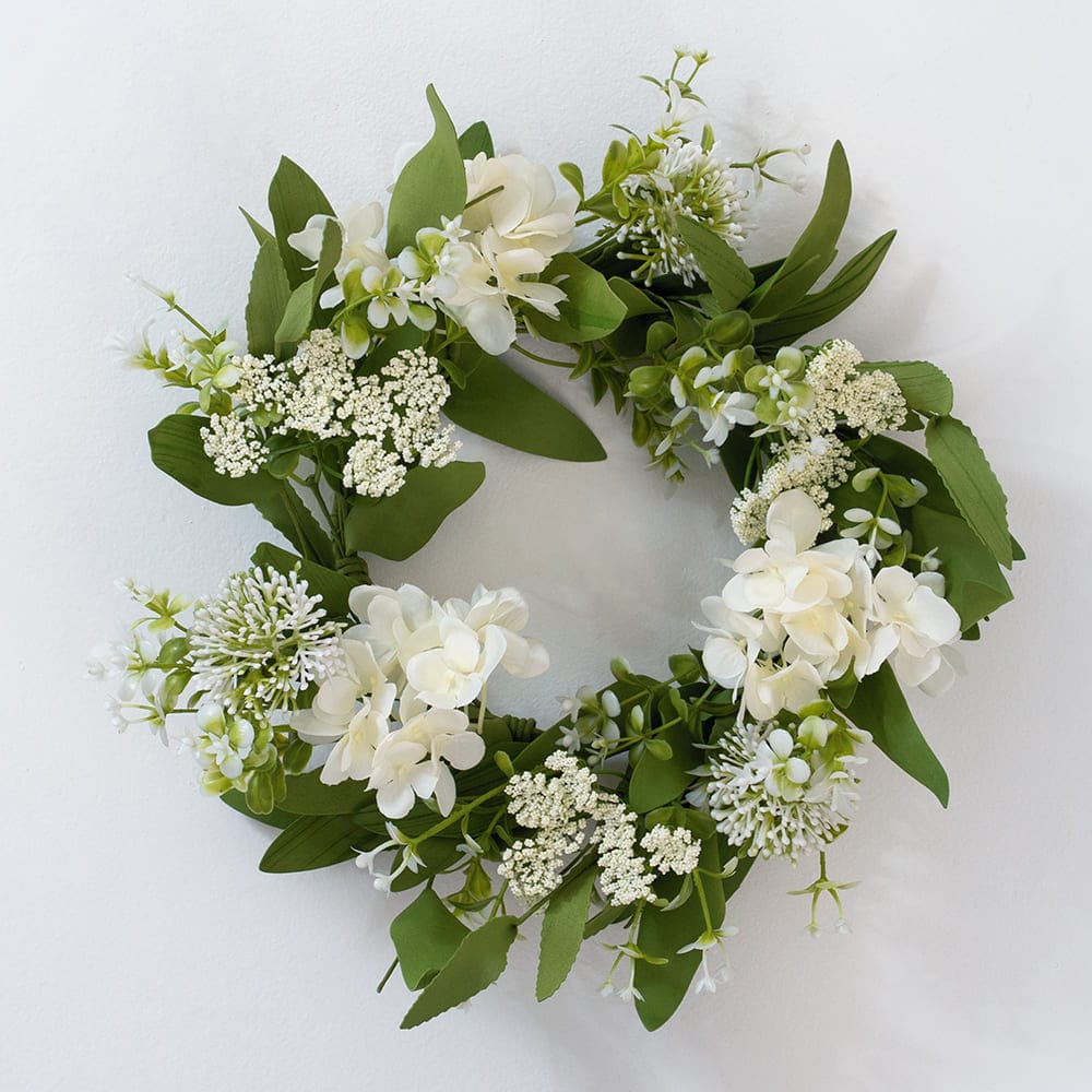 Signature HomeStyles Wreathes White Florals Wreath