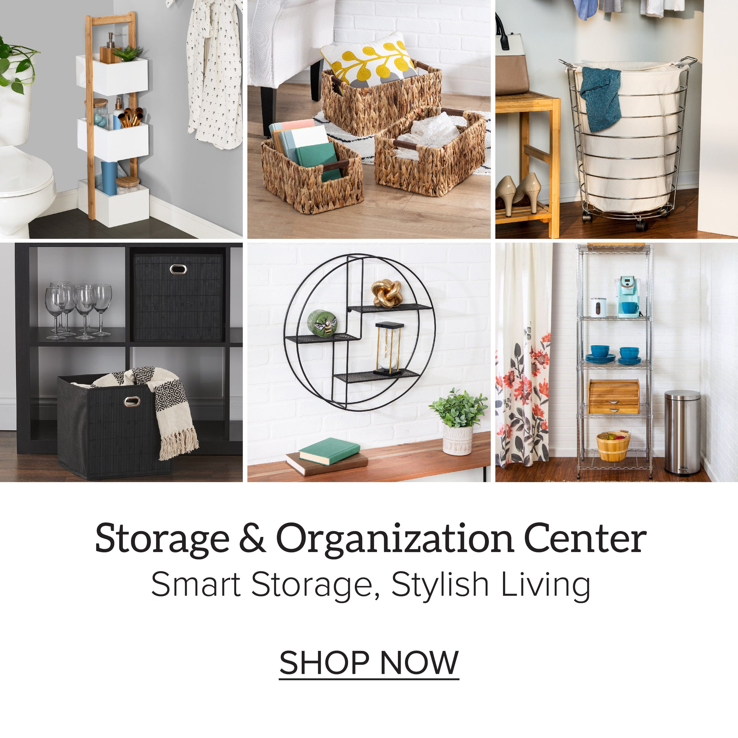 Storage & Organization Center — Signature HomeStyles