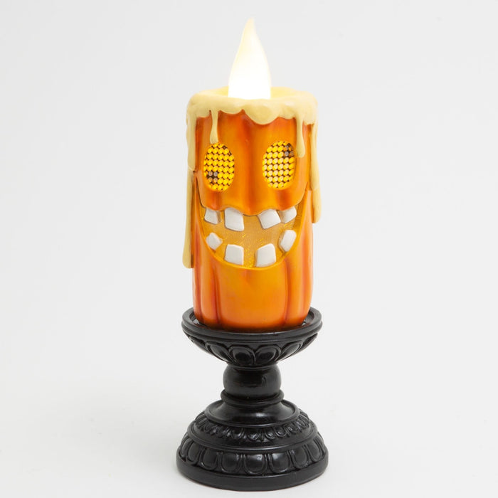 LED Halloween Candle w/Moving Eyes