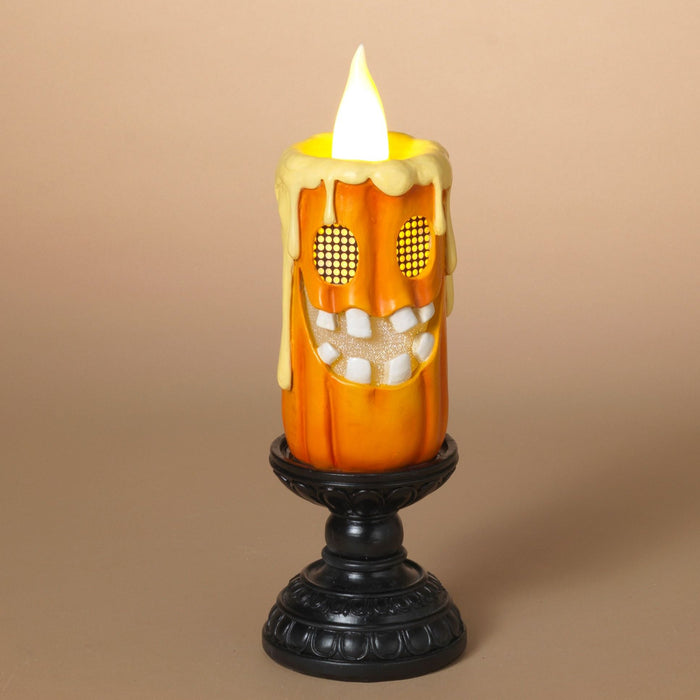 LED Halloween Candle w/Moving Eyes