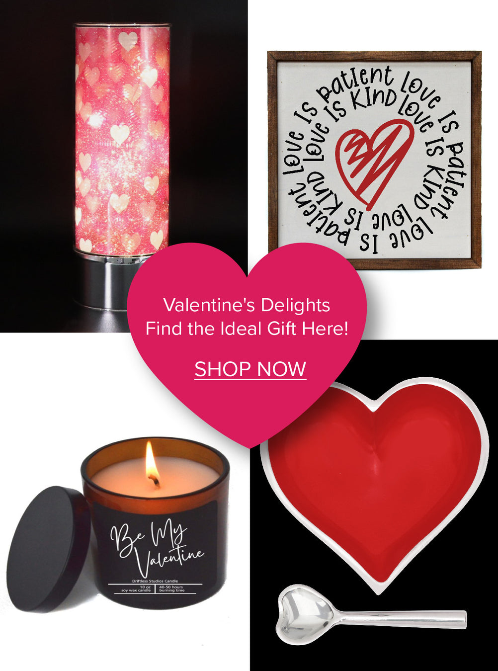 Valentine Candles Floating Heart Candles in Pink Red and White Scented in  Black Raspberry Vanilla Set of 3 