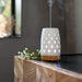 Signature HomeStyles Aroma Diffusers Ceramic White Diamond Ultrasonic Diffuser