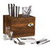 Signature HomeStyles Bar Tools Los Angeles Rams NFL Madison Acacia Tabletop Bar Set