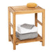 Signature HomeStyles Bath Storage Bamboo Spa Storage Bench