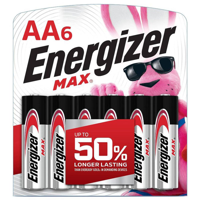 Signature HomeStyles Batteries Energizer Max Alkaline AA Batteries, 6 pack