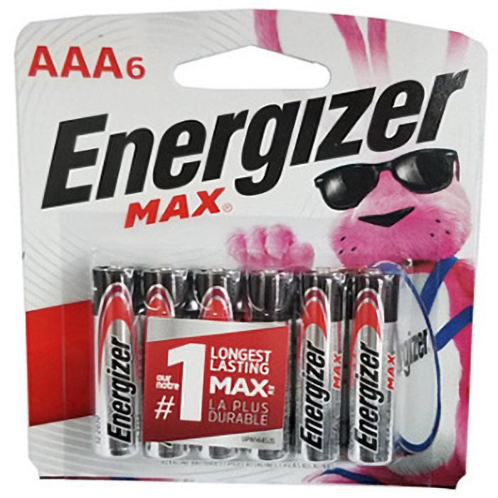Signature HomeStyles Batteries Energizer Max Alkaline AAA Batteries, 6 pack
