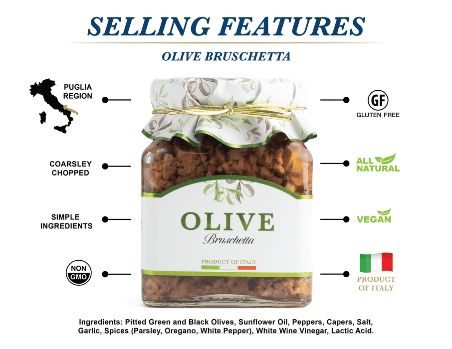 Signature HomeStyles Bruschettas & Tapenades Olive Bruschetta