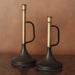 Signature HomeStyles Candle Holders Metal Horn 2pc Candle Holder Set