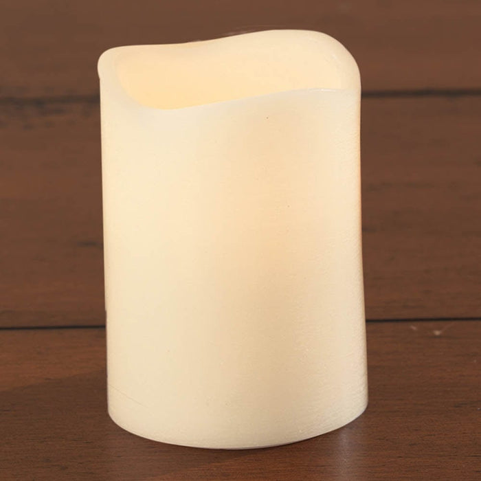 Signature HomeStyles Candles Ivory 4" Flameless Candle with Timer