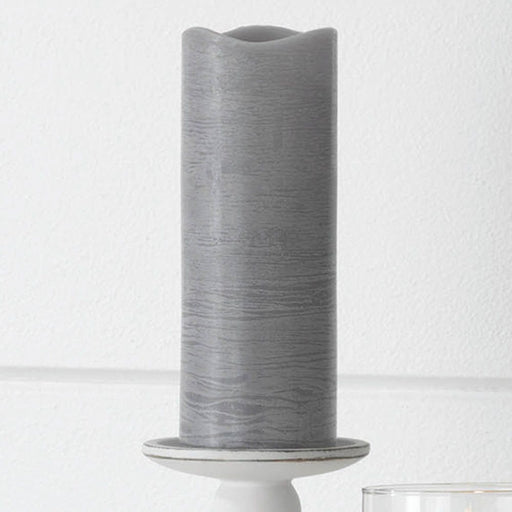 Signature HomeStyles Candles Gray 8" Flameless Candle with Timer