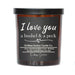 Signature HomeStyles Candles I Love you a Bushel & a Peck Soy Candle