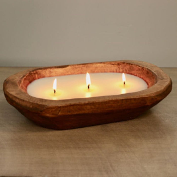 Signature HomeStyles Candles Unscented Dough Bowl Candle