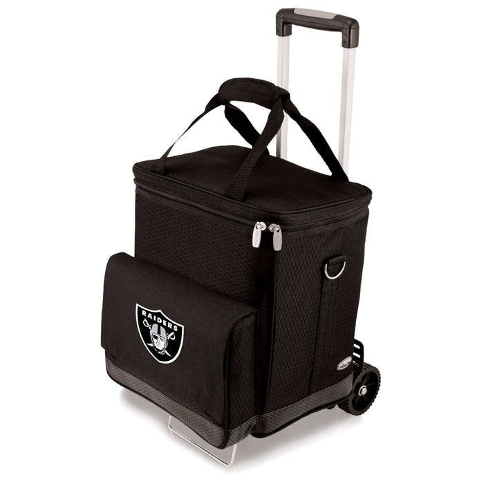 Signature HomeStyles Coolers Las Vegas Raiders NFL 6-Bottle Wine Cooler Tote with Trolley