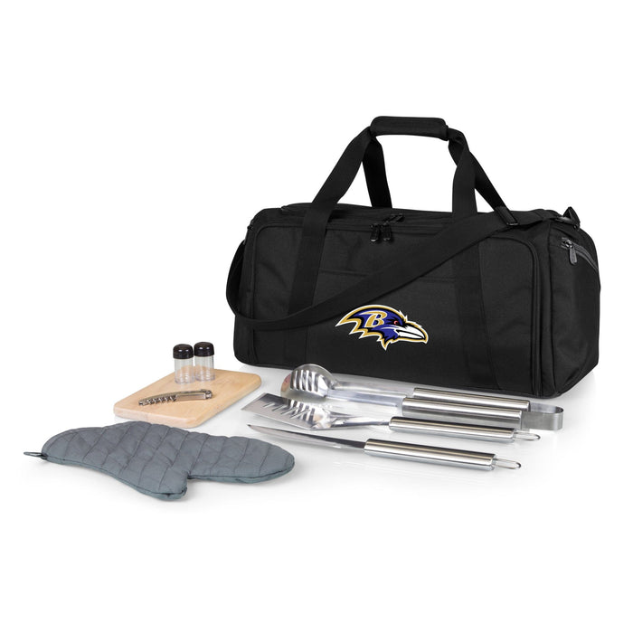 Signature HomeStyles Coolers Baltimore Ravens NFL BBQ Grill Set & Cooler